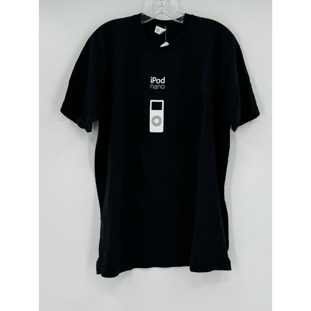 Ipod Nano 2001 Mens Black Promo T Shirt Sz Xl American Apparel